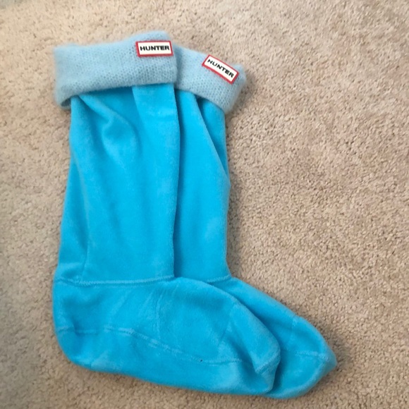 Hunter Original Tall Rain Boots - Turquoise - Picture 4 of 8